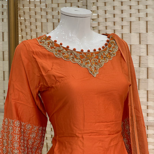 Luxury Silky Viscose Suit - Three piece