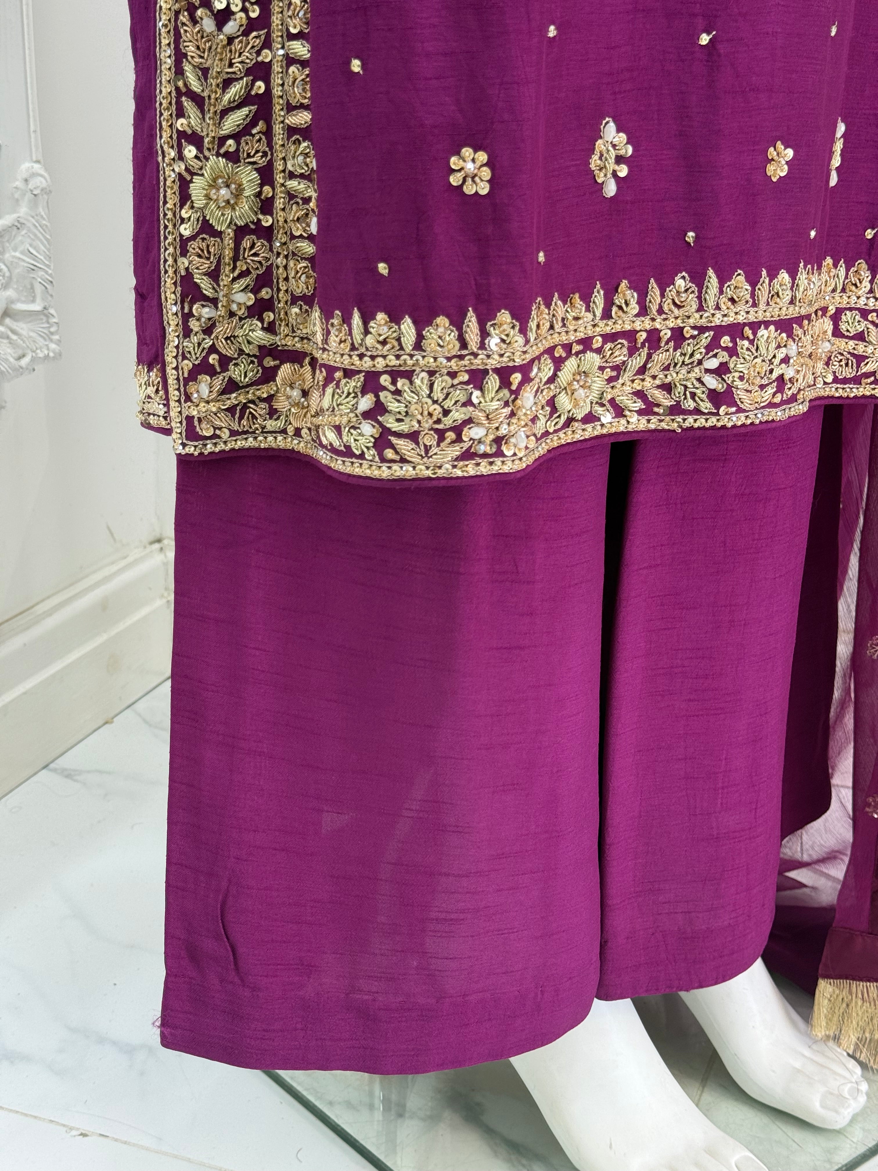 Gul-e-Zar - Purple