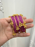 Kashmiri Bangles - Fuchsia Pink