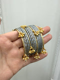 Kashmiri Bangles - Silver
