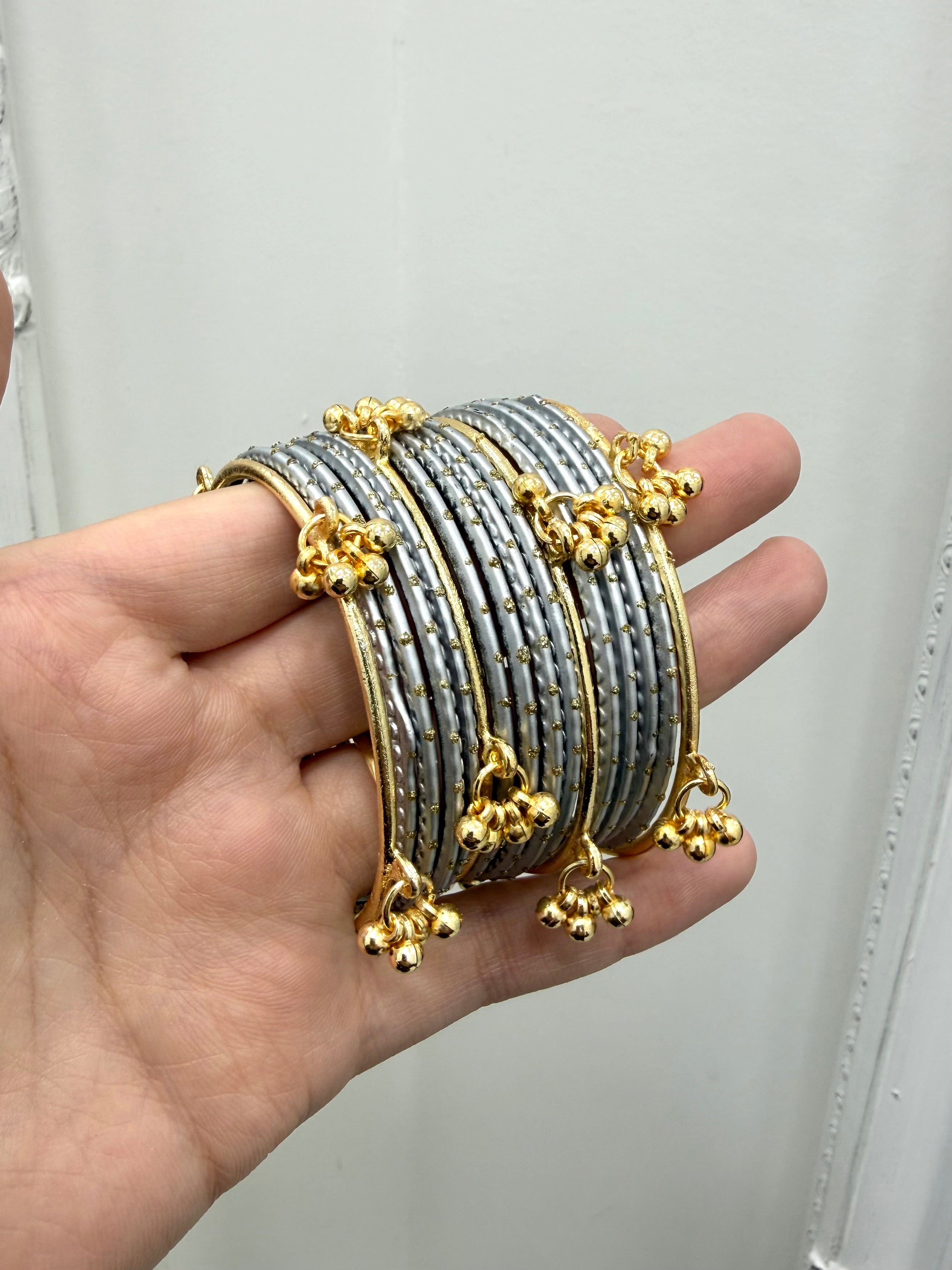 Kashmiri Bangles - Silver