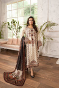 Luxury 3 Piece Cotton Suit - Cream