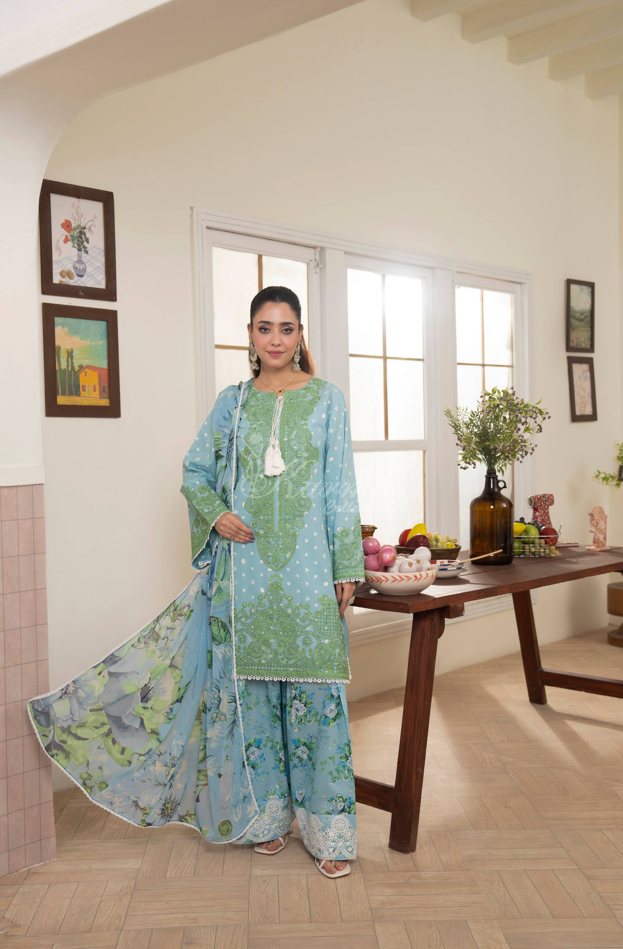 Sapphire | Luxury 3 Piece Lawn Suit