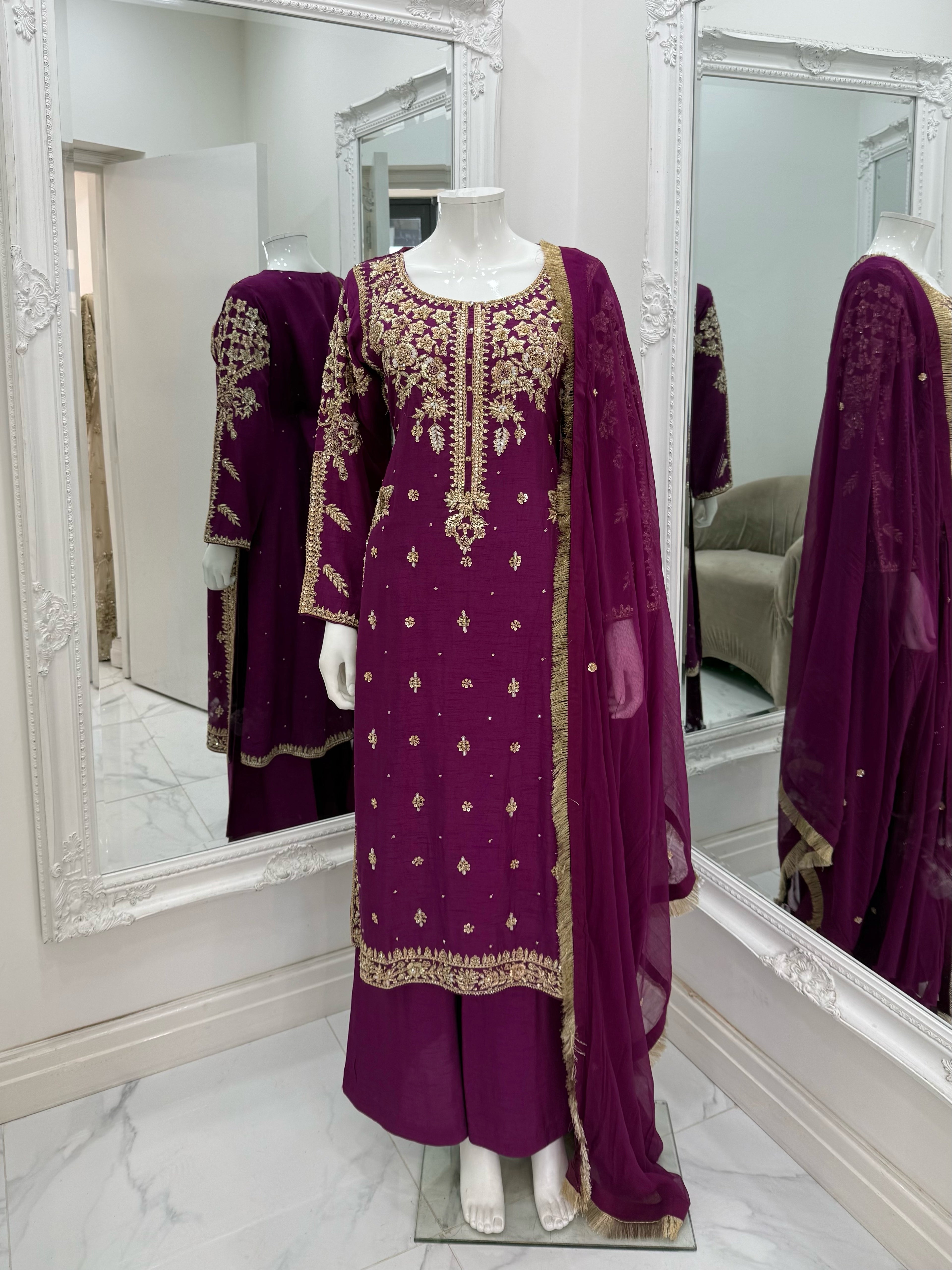 Gul-e-Zar - Purple