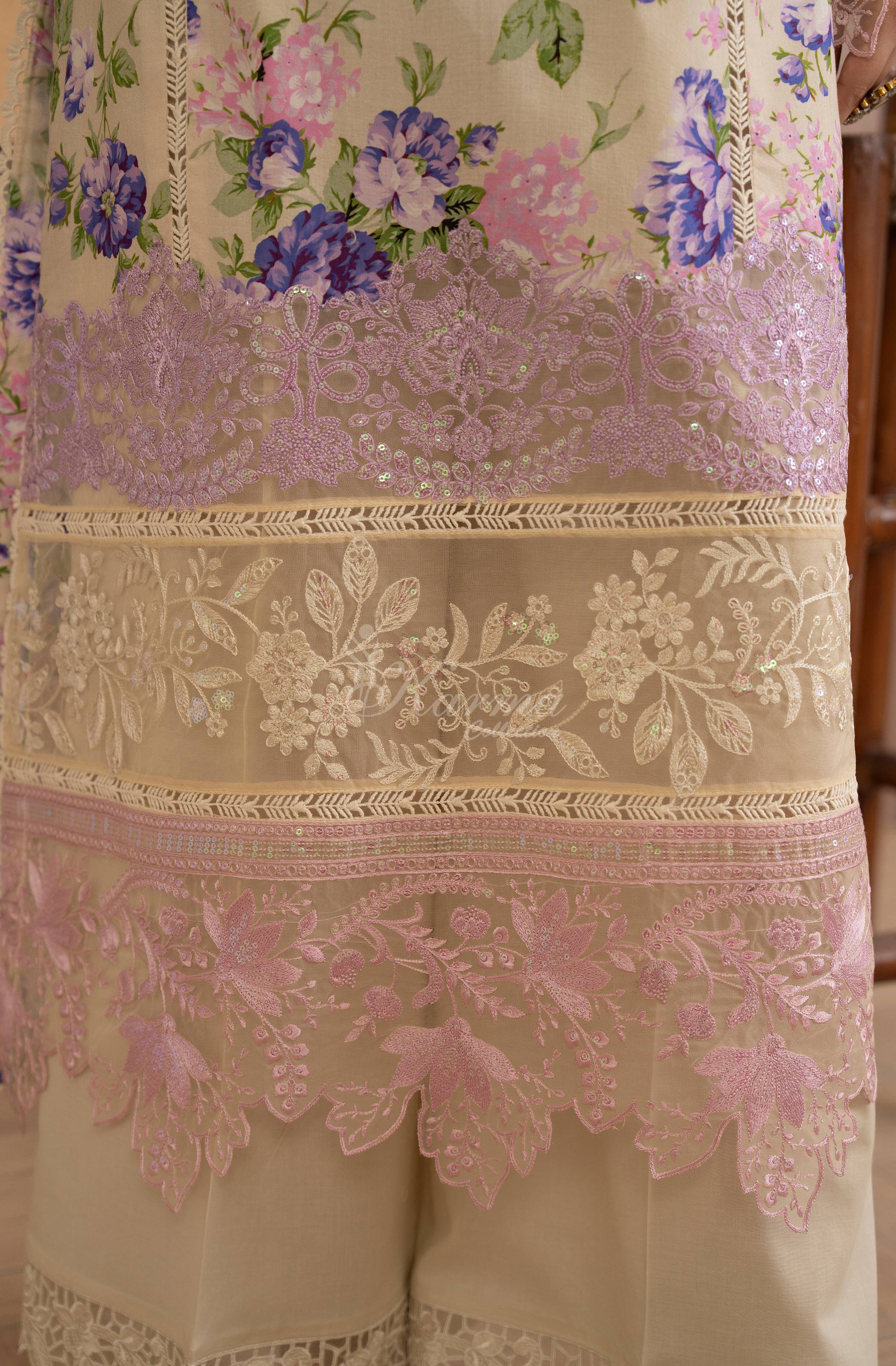 Pearl Ivory | Luxury 3 Piece Lawn Suit
