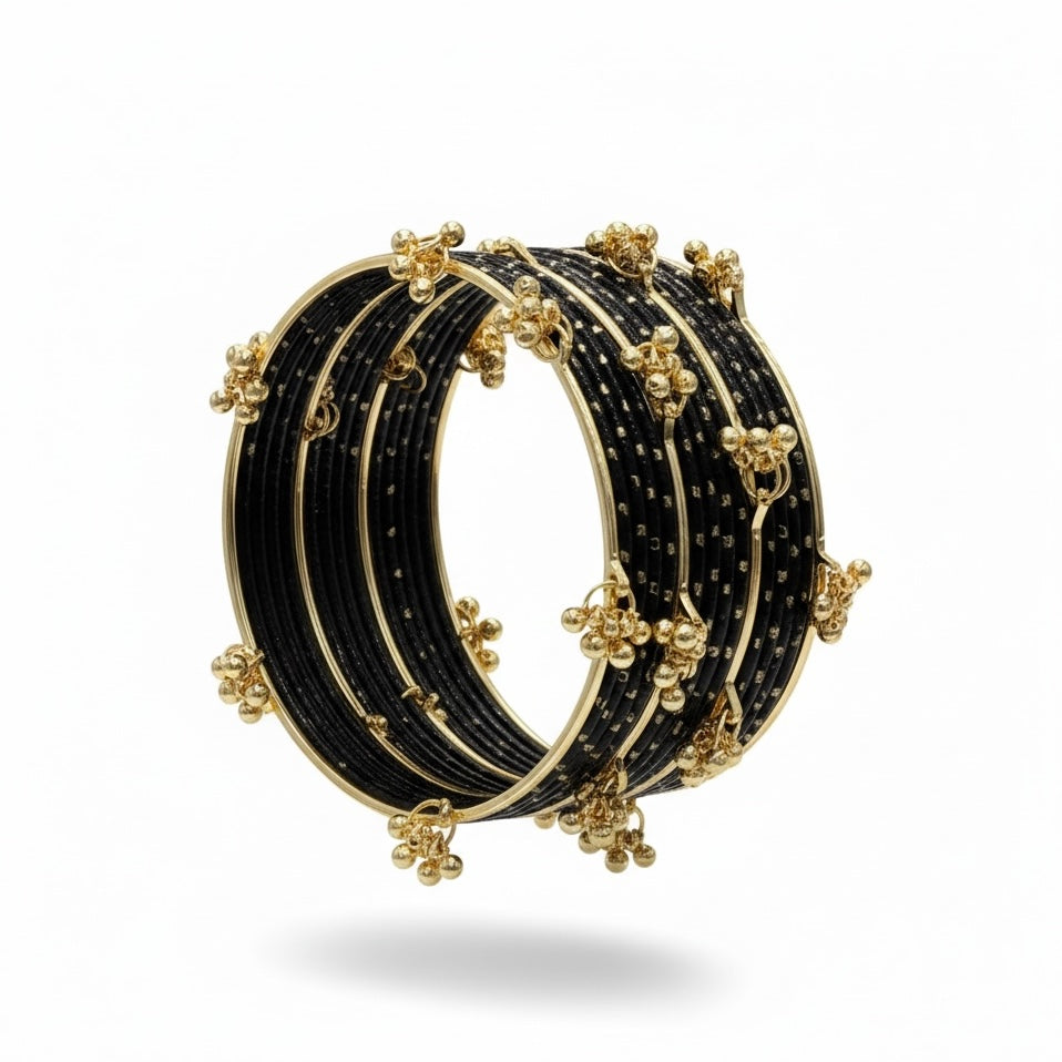 Kashmiri Bangles - Black