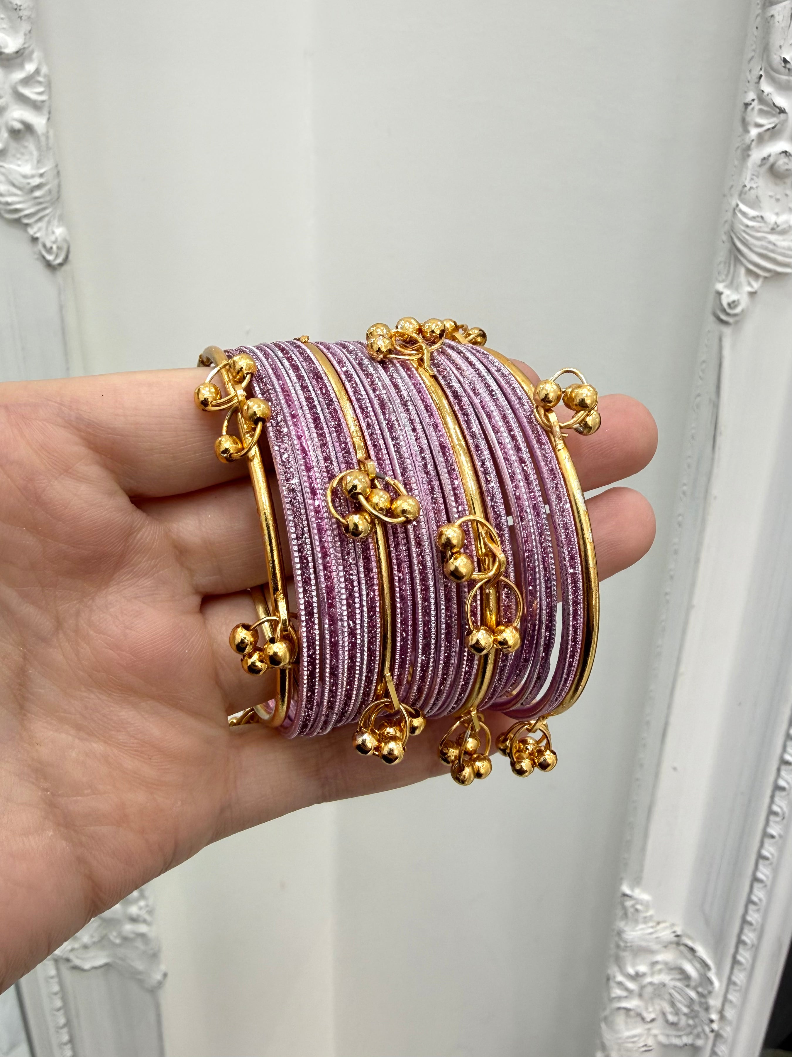 Kashmiri Bangles - Baby Pink