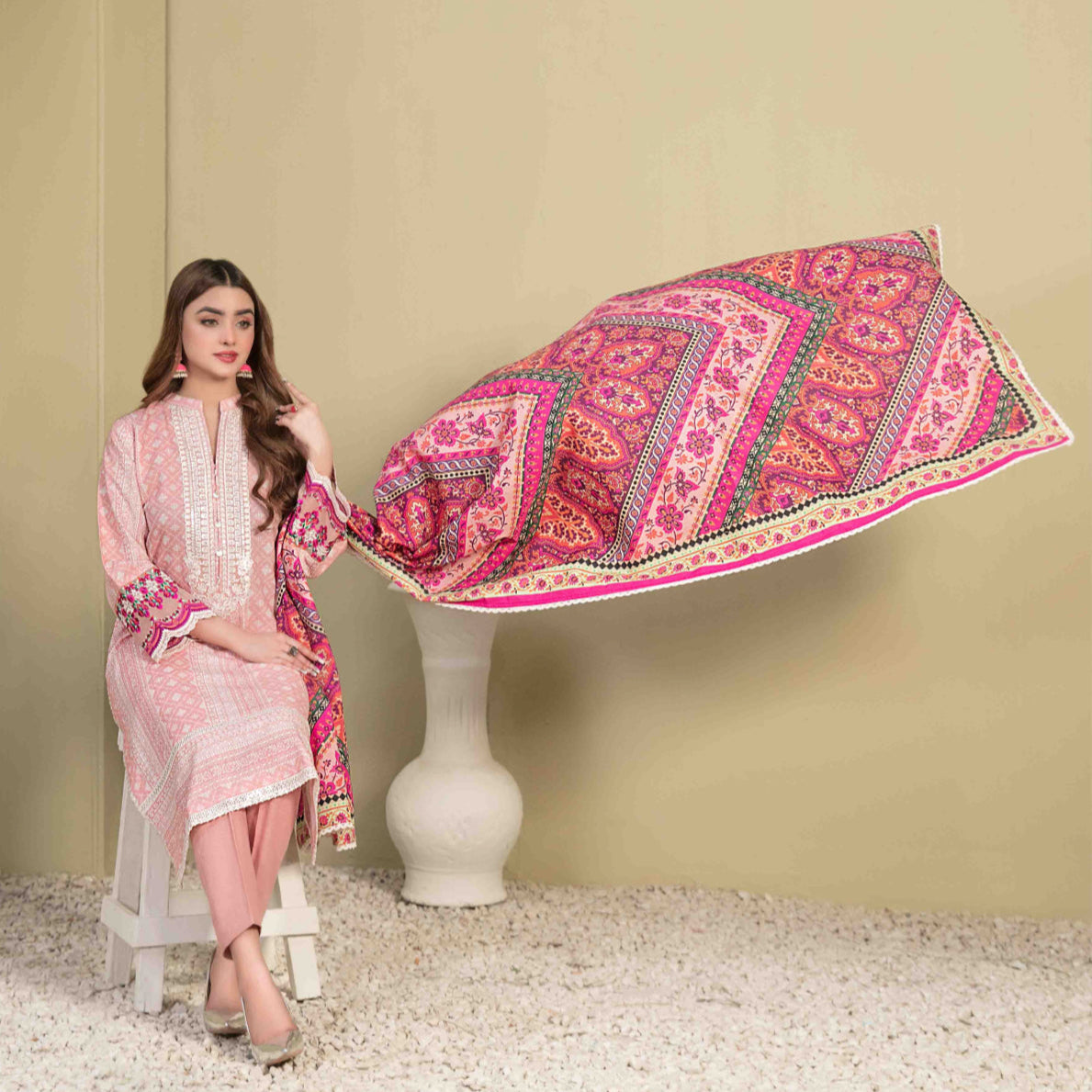 Luxury Khaddar Suit - Three piece