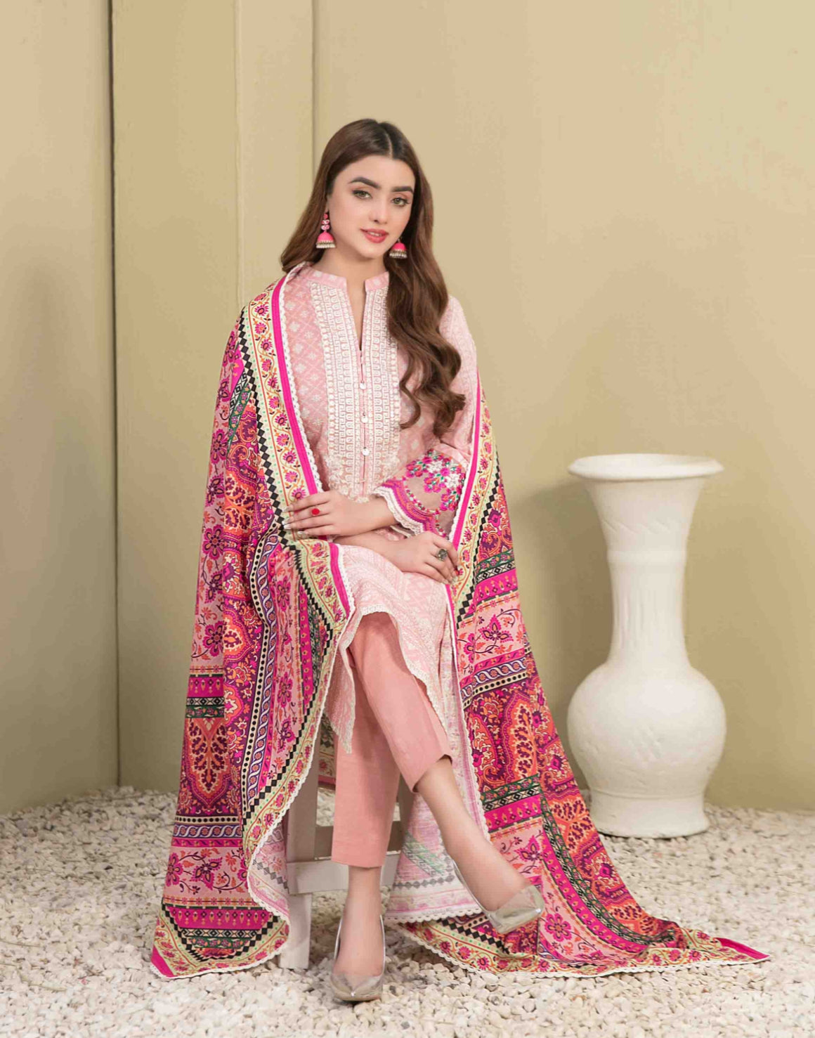 Luxury Khaddar Suit - Three piece