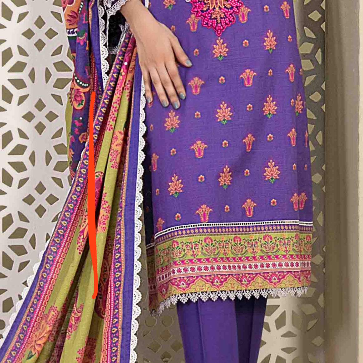Luxury Khaddar Suit - Three piece