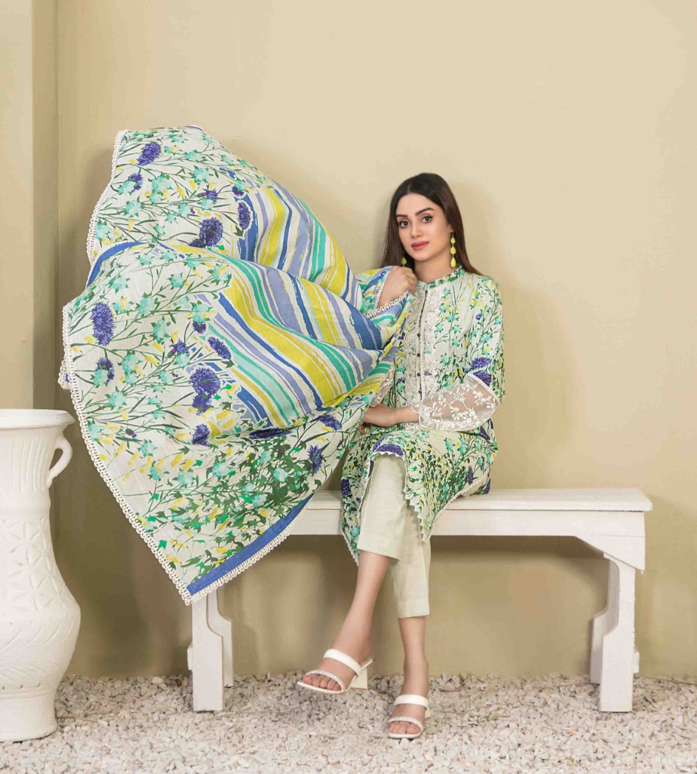 Luxury Khaddar Suit - Three piece