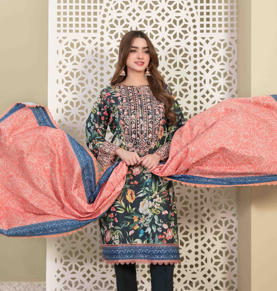 Luxury Khaddar Suit - Three piece