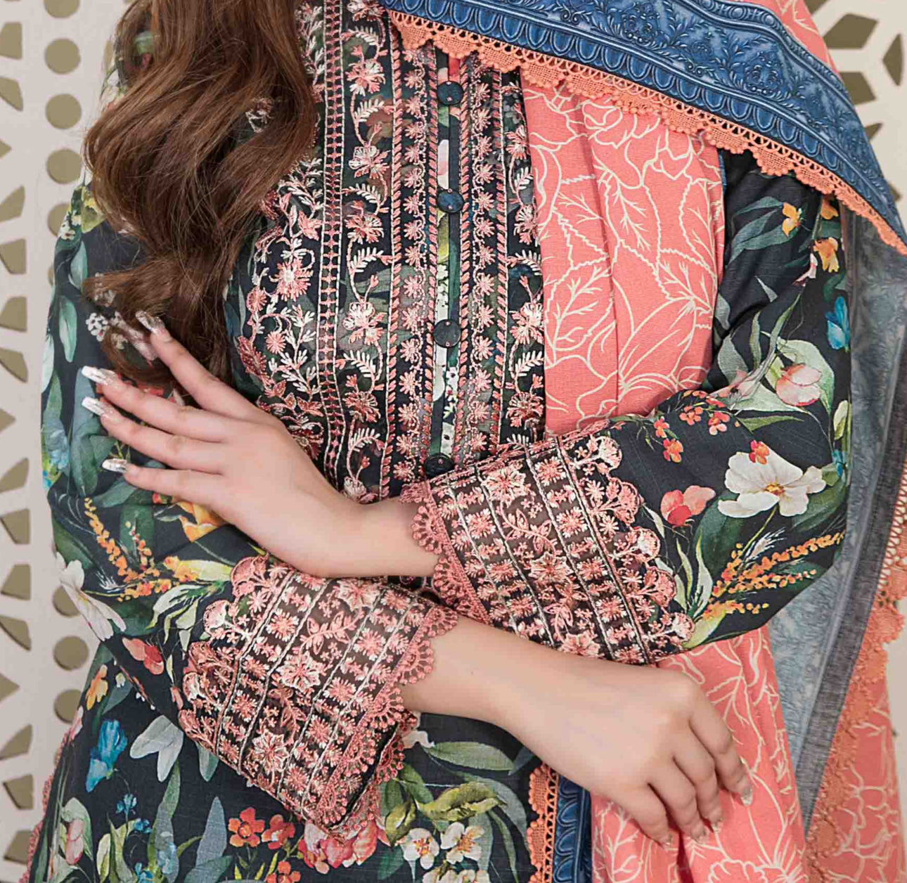 Luxury Khaddar Suit - Three piece