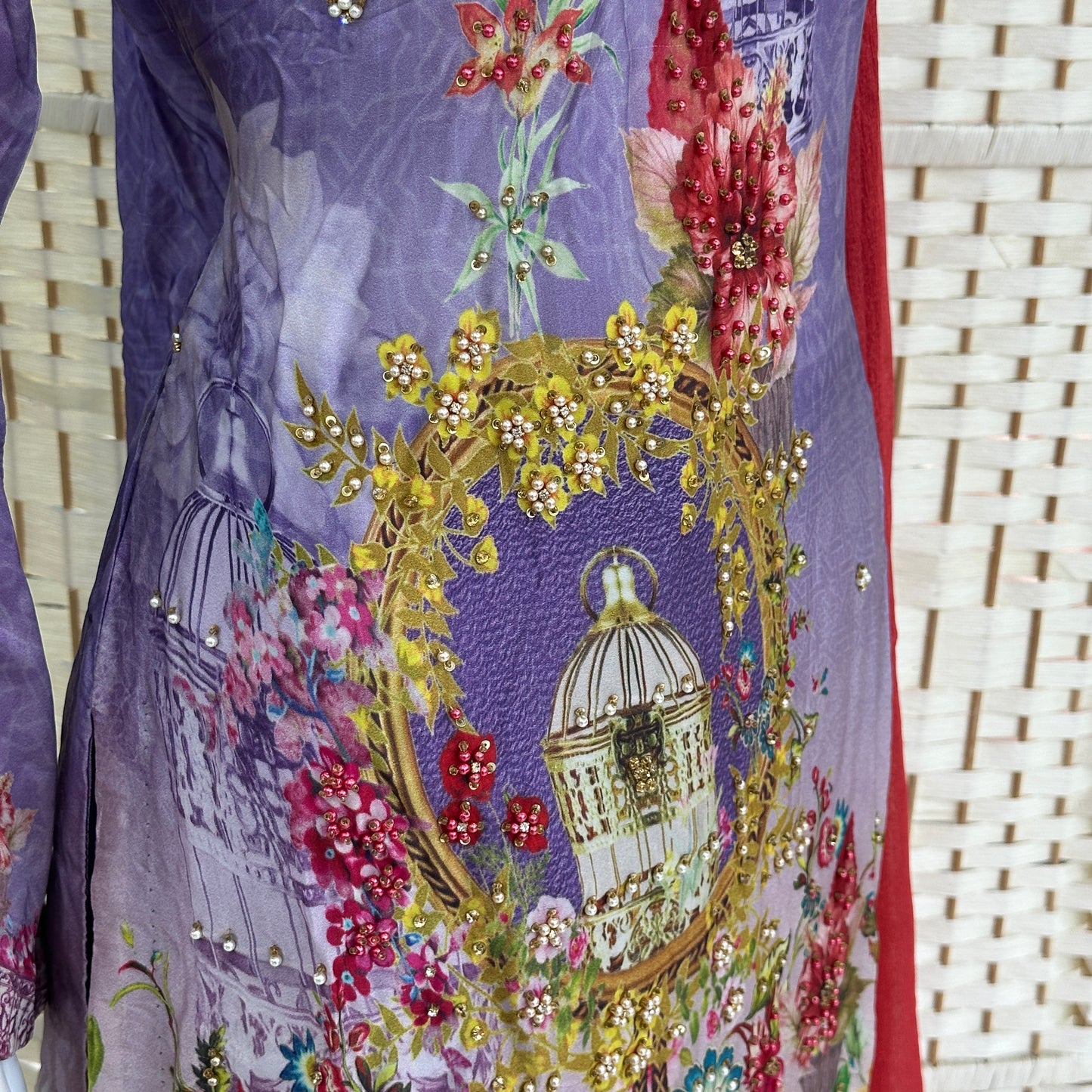 Luxury Silky Viscose Suit - Three piece